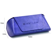 Bestpackaging grande taille lunettes de lecture étui rigide aimant lunettes boîte en cuir lunettes de soleil emballage logo personnalisé