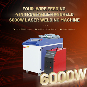 Machine de soudage laser portative 6000W à quatre fils d'alimentation, machines de soudage, découpe et nettoyage laser portables pour métal et acier au carbone - Product Image 3