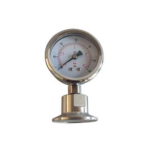 1.5 인치 위생 진공 압력 게이지 장착 다이어프램 씰 SS316 트라이 클램프 압력 게이지 - Product Image 1
