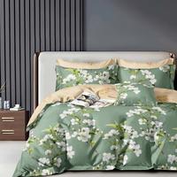 Parure de lit africaine vibrante 3 pièces, taille King Size, 1 drap plat, 2 taies d'oreiller, haute qualité