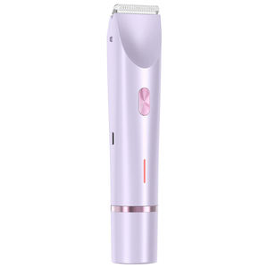 Afeitadora eléctrica de doble cabezal Depiladora corporal portátil 2 en 1 Removedor de vello facial para mujer - Product Image 4