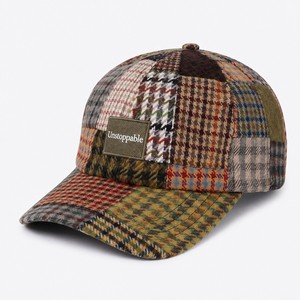 Gorra de Béisbol de Lana con Etiqueta Tejida y Logotipo Personalizado al por Mayor, Estilo Vintage Retro, 6 Paneles, Estructurada, con Visera Curva - Product Image 1