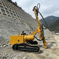 Foreuse à roche d'occasion JK590B 74KW, type chenillé, pour forage de 50m, pour mines, carrières et construction routière, foreuse DTH