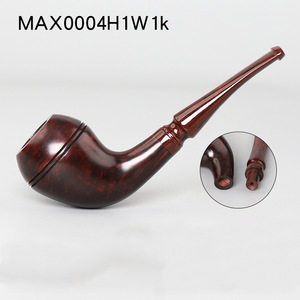 Muxiang Briar Wood Smoking Pipe Bent Type Max0004s2w1h Tobacco Pipe - Product Image 4