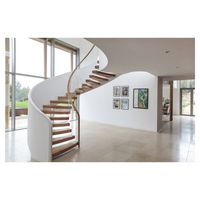 Escalier Courbé Sur Mesure Intérieur Style Moderne pour Villa Appartement Décoration Résidentielle Escalier Courbé