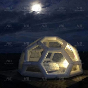 Dôme de football gonflable transparent de taille personnalisée tente à bulles pour camping tente dôme <span class=keywords><strong>Buuble</strong></span> maison de fête - Product Image 5