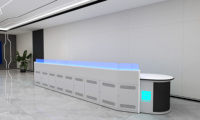 Tables de console de centre de commande personnalisées en usine avec poste de travail de bureau de luxe réglable