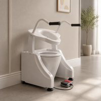 Unité de levage de toilettes électrique portable, équipement de mobilité sécurisé pour salle de bain, pour l'assistance des personnes âgées