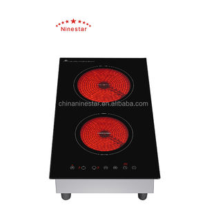 Moyen-Orient Prix bon marché populaire 2 plaques infrarouge Table de cuisson électrique en céramique - Product Image 3