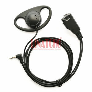 NOUVEAU 2.5MM T5720 T5725 T5800 T6200C Walkie Talkie <span class=keywords><strong>D</strong></span>-shape Good Quality PTT <span class=keywords><strong>Interphone</strong></span> Earpiece - Product Image 1