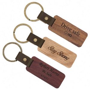 Imaiwill Mg 1201 2025 Custom Wood Blank for <b>Personalized</b> Letterpress Printed Key Holder Chain Business Gift - Product Image 3