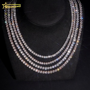 IGI Certificate Lab Grown Diamond Tennis <strong>Chain</strong> 10K <strong>14K</strong> 18K <strong>Gold</strong> 3mm 4mm 5mm Made DEF Diamond Necklace Tennis <strong>Chain</strong> Lab Diamond - Product Image 6