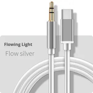 Adaptador de Audio Tipo <span class=keywords><strong>C</strong></span> a Conector Auxiliar de 3.5 mm, Cable Auxiliar <span class=keywords><strong>USB</strong></span> <span class=keywords><strong>C</strong></span> para Automóvil, Cable Auxiliar para Auriculares y Altavoces, Adaptador de Conector para Auriculares - Product Image 6