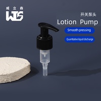 Pabrik langsung 24/410 & 28/410 Losion pompa Dispenser kiri kanan kunci botol PET kemasan kosmetik 2,3cc dosis