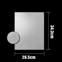 Kits de toile à broder en plastique transparent rectangulaire de différentes tailles 33900-1/2 pour travaux d'aiguille DIY