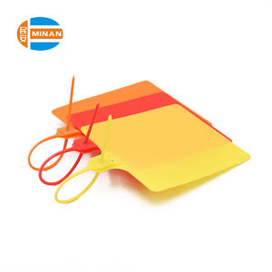 MA-PS 6018 gösterge ayarlanabilir büyük etiket tek kullanımlık güvenlik plastik mühürler fiyat etiketi bagaj paketi için çanta konteyner - Product Image 5