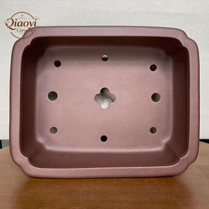 Pots à fleurs rectangulaires <span class=keywords><strong>en</strong></span> céramique non émaillée Yi Xing, sculptés à la main, écologiques, durables, pour bonsaï, avec trou de drainage, grande taille 10/20L, pour jardin - Product Image 5