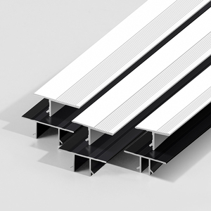 Moderno profilo in lega di alluminio per soffitti sospesi di ville, accessorio per <span class=keywords><strong>cartongesso</strong></span> con scanalatura decorativa a muro e shadow gap - Product Image 2