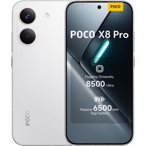 Poco X8 Pro 5G 256GB 8GB RAM 6.59 Inch Gaming Phone With 120Hz Display <b>And</b> 50MP Camera <b>White</b> Color - Product Image 1