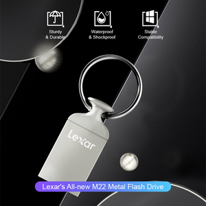 Gốc M22 USB2.0 ổ đĩa flash JumpDrive 16GB 32GB 64GB Pendrive Memory Stick U <span class=keywords><strong>Disk</strong></span> <span class=keywords><strong>Tiny</strong></span> Kim Loại Đĩa flash cho Lexar - Product Image 3