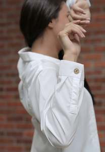 SIPO-Blusa informal de color negro para mujer, blusa Lisa musulmana, vestido modesto 2022 - Product Image 5