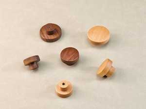 Wooden Door Knobs Elegant Natural Wood Cabinet Knobs for Furniture Hardware <b>Kitchen</b> <b>Storage</b> <b>Units</b> Wardrobes and Luxury Interiors - Product Image 3