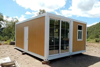 Casa Contenedor Desmontable de 20 pies/40 pies, Casa Modular Prefabricada Móvil para Oficina Temporal, Hotel, Dormitorio, Alojamiento en Sitio de Obra
