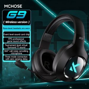 MCHOSE G9 hafif 2.4G/mavi diş kablosuz üç modlu kablolu kulaklık tip-c arayüzü ile avcılık oyun kulaklık - Product Image 2
