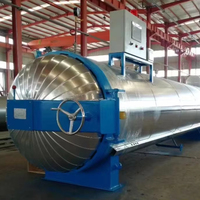 Autoclave de vulcanisation de caoutchouc en poudre pour situations d'urgence spéciales, contrôle automatique du moteur, 150-220°C