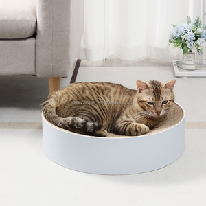 Großhandel: Luxuriöses Rundes Haustierbett und Kratzbaum für Katzen in Premium-Qualität mit Individuell Bedrucktem Design - Product Image 3