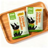 Nourriture humide pour animaux de compagnie de haute qualité Délicieuse nourriture humide nutritive fraîche pour chats Friandises pour chats Nourriture humide crémeuse en sachet Collation pour chats