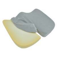Coussins de siège en mousse à mémoire de forme personnalisés pour le bureau ou la voiture Protection antidérapante à bas prix contre la douleur au coccyx en fauteuil roulant