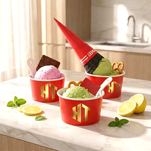 Emballage <span class=keywords><strong>de</strong></span> qualité alimentaire imprimé <span class=keywords><strong>de</strong></span> logo personnalisé Grand gobelet à pop-corn jetable Seau à pop-corn en papier Seaux à poulet frit - Product Image 5