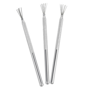 Seven Needle Clay Tool Stainless Steel Aluminum Rod Texture Brush For <b>Polymer</b> Clay Art Crafting DIY Modelling - Product Image 4