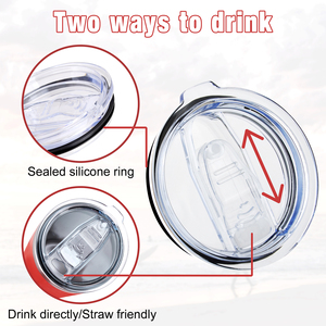 Tasse de voiture de 20 oz avec logo personnalisé Tasse de voyage isolée sous vide à double paroi Gobelets Tasse thermique Tasse à café de 20 oz isolée en acier inoxydable - Product Image 4