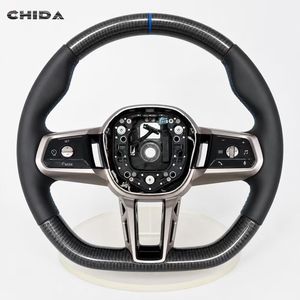 พวงมาลัยคาร์บอนไฟเบอร์สำหรับ <span class=keywords><strong>BMW</strong></span> ซีรีส์ 5 ใหม่ G60 G70 M5 G90 I5 <span class=keywords><strong>M60</strong></span> <span class=keywords><strong>I7</strong></span> X2 M35i X3 G45 G48 G18 X5 X6m Sport ปี 2025 2026 - Product Image 1