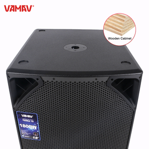 VAMAV Pro Audio TERRA18 900W RMS Caisson de basses actif en bois de 18 pouces CLASS D Système de sonorisation pour grands événements - Product Image 4