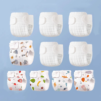 Pañales de Tela Reutilizables Lavables de 12 Capas 100% Algodón, Certificación OEKO-TEX, CPC, REACH, Venta al Por Mayor OEM ODM, Suministro Directo de Fábrica