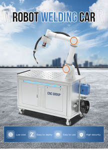 CNC GROUP Tragbarer Autonomer Mobiler Schweißwagen 6-Achsen Kollaborativer Roboter PLC Motorlager Edelstahl Aluminium - Product Image 3