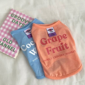 New Korean-style dog and <b>cat</b> vests, lightweight spring/summer pet <b>clothes</b> for Teddy, Bichon, and Pomeranian <b>cats</b>. - Product Image 4