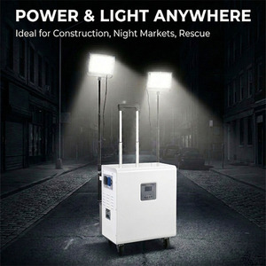 BH-16KWH Onduleur tout-en-un DC vers AC 5000W 6.2kW avec batterie LiFePO4 5kWh 15kWh, Station d'alimentation solaire mobile portable, Systèmes ESS - Product Image 4