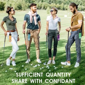 Custom LOGO Golf Tee Holder Golf Ball Carry Bag Tee Holder for Neoprene Pouch Portable with Hook Accessories for Men Women - Product Image 4