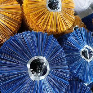 Brosses convexes de gaufrette d'anneau en acier de balayeuse mécanique de fil d'acier utilisées pour le nettoyage de neige de route - Product Image 4