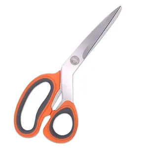 Factory Wholesale 8.2 Inch Stainless Steel Tailoring Tools Titanium Coated Scissors Fabric Sewing Scissors Tijeras For Tailor
