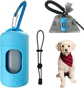 HuamaohengchunDog Poop Bag Dispenser for Leash with Snap Clip, Skin-friendly Texture Waste Bag Holder for Dog Walks and Cats - Product Image 3