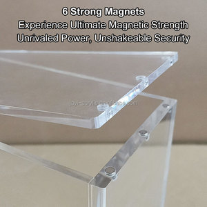 Présentoir en acrylique transparent <span class=keywords><strong>de</strong></span> résistance aux UV personnalisé en usine pour boîte d'appoint illimitée <span class=keywords><strong>Star</strong></span> <span class=keywords><strong>Wars</strong></span> avec couvercle magnétique puissant - Product Image 4
