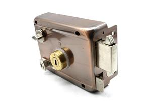Cerradura Exterior Moderna de Bronce Rojo <span class=keywords><strong>Antirrobo</strong></span> e Impermeable para Apartamentos, 1 Año de Garantía, Instalación con Tornillos, Material de Latón - Product Image 6