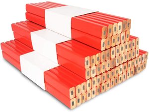Chine 12 paquets <span class=keywords><strong>de</strong></span> crayons <span class=keywords><strong>de</strong></span> <span class=keywords><strong>charpentier</strong></span> en bois personnalisés <span class=keywords><strong>de</strong></span> haute qualité sans affûtage pour l'écriture manuelle // - Product Image 2