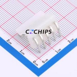 CH3.96-5P WZ Wire-to-Board Pin Header Bent Lead Through Hole,P=3.96mm Connector 1x5P 3.96mm Right Angle Insert CH - Product Image 2