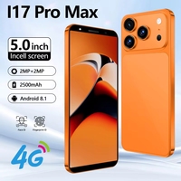 Téléphone mobile intelligent I17 Pro avec double carte SIM, système Android, 4G, WiFi, GPS, Google Smartphone